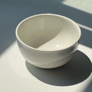 chen1.6 Chén Sứ/Gốm Phong Cách Tối Giản Rustic (Men Đốm)