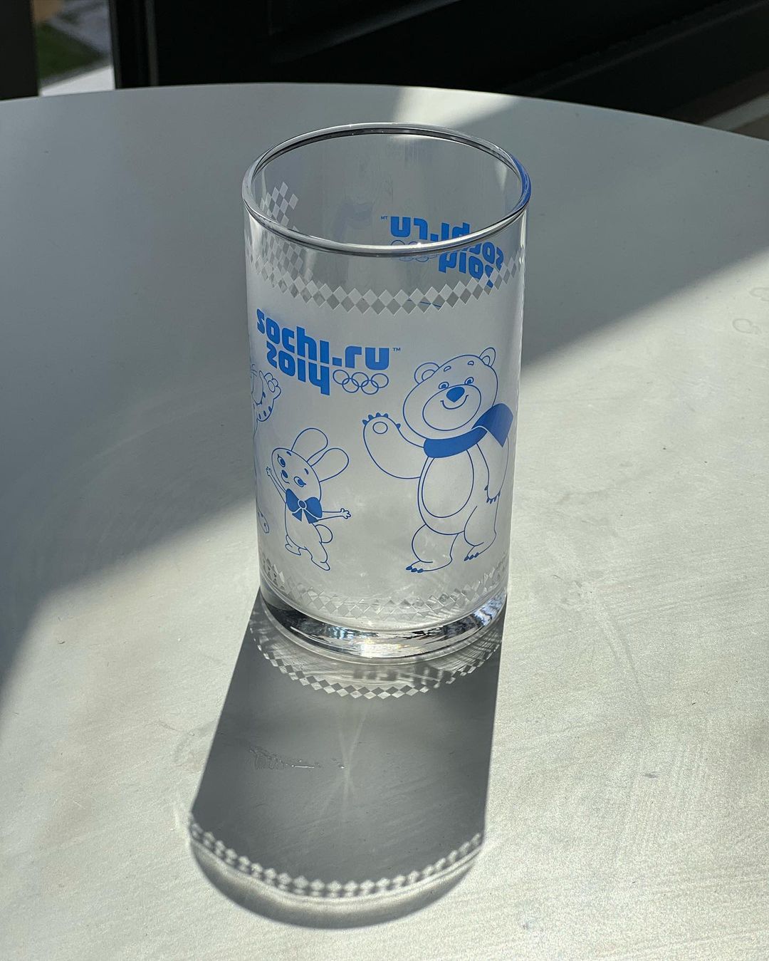 Ly Thủy Tinh Kỷ Niệm Thế Vận Hội Sochi 2014 (Họa tiết Linh vật)